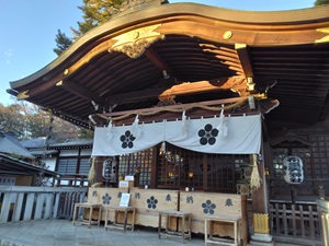 布多天神社 拝殿