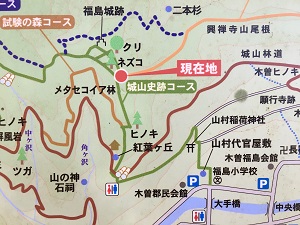 木曽福島城_地図